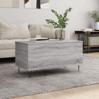 kohvilaud, hall Sonoma tamm, 90 x 44,5 x 45 cm, tehispuit