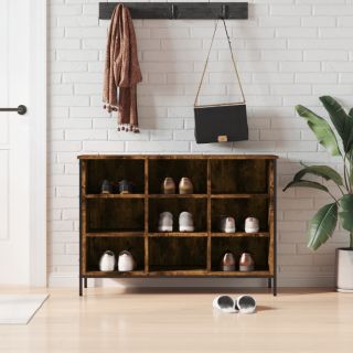 jalatsikapp, suitsutatud tamm, 100 x 35 x 70 cm, tehispuit