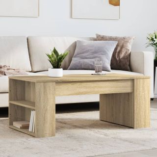 kohvilaud, Sonoma tamm, 102 x 55 x 42 cm, tehispuit