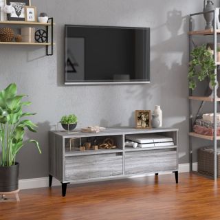 telerikapp, hall Sonoma tamm, 100x34,5x44,5 cm, tehispuit