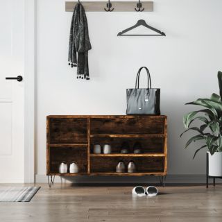 kingakapp, suitsutatud tamm, 102 x 36 x 60 cm, tehispuit