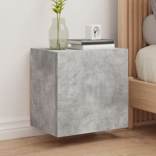 teleri seinakapid 2 tk, betoonhall, 40,5x30x40 cm, tehispuit