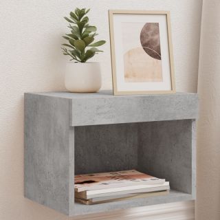 seinale kinnitatav öökapp LED-tuledega, betoonhall