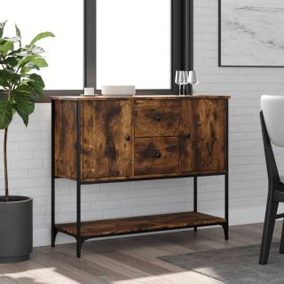 puhvetkapp, suitsutatud tamm, 100 x 36 x 85 cm tehispuit