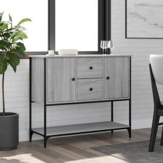 puhvetkapp, hall Sonoma tamm, 100 x 36 x 85 cm, tehispuit
