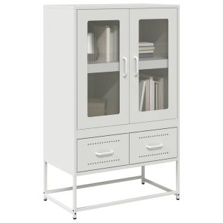 kõrge kapp, valge, 68 x 39 x 111,5 cm, teras