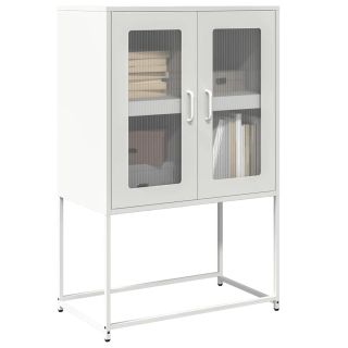 Высокий бортик Белый 68x39x107 см Сталь