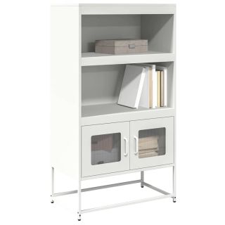 Highboard Valge 68x39x123 cm Teras