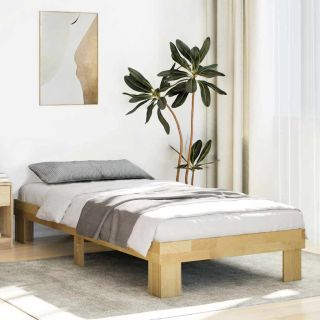 voodiraam ilma madratsita 90x190 cm Täispuidust tamm