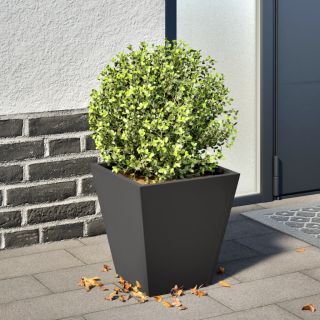 aia taimekast, must, 30 x 30 x 30 cm, teras