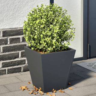 aia taimekastid 2 tk, antratsiithall, 30x30x30 cm, teras