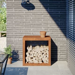 Подставка для дров 60x40x60 см, из атмосферостойкой стали
