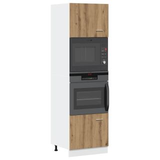 mikrolainekapp “Lyon” Artisan tamm 60x57x207 cm ehituspuit