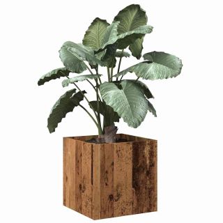 istutuskast Vana puit 40x40x40 cm Engineered Wood