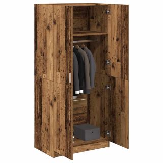 Riidekapp Old Wood 80x52x180 cm Engineered Wood