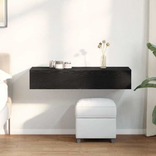 seinariiul sahtlitega, must, 100 x 36 x 19 cm, tehispuit