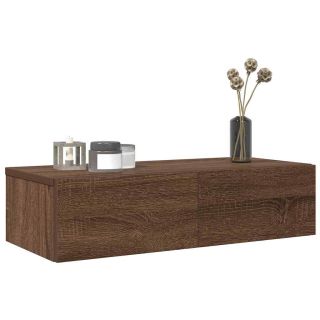 seinariiul sahtlitega, pruun tamm, 60 x 26,5 x 15 cm, tehispuit