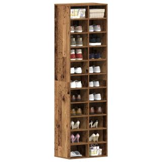 Шкафчик для обуви Old Wood 54x34x183 см Инженерное дерево