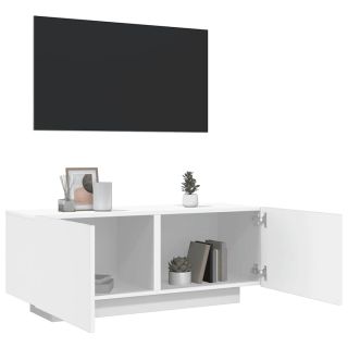 Тумба под ТВ, белая, 100 x 35 x 40 см, искусственное дерево