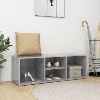 jalatsipink, betoonhall, 105 x 35 x 35 cm, tehispuit