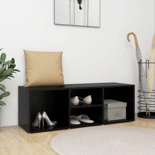 jalatsipink, must 105x35x35 cm tehispuit