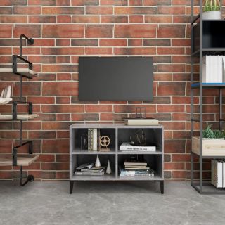 metalljalgadega telerikapp, betoonhall, 69,5 x 30 x 50 cm