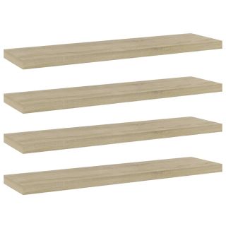 riiuliplaadid 4 tk, Sonoma tamm, 40x10x1,5 cm, tehispuit