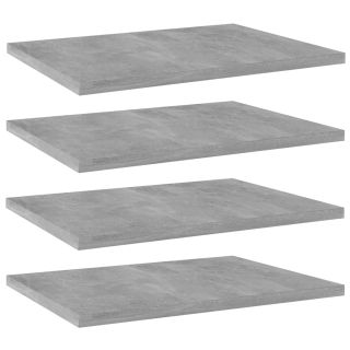 riiuliplaadid 4 tk, betoonhall, 40x30x1,5 cm, tehispuit