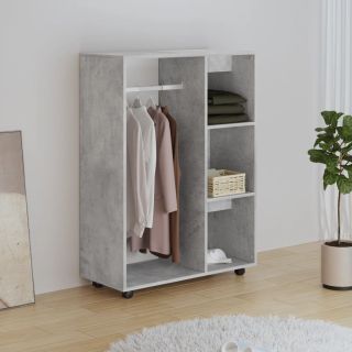 riidekapp, betoonhall, 80 x 40 x 110 cm, tehispuit