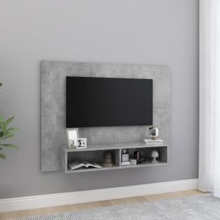 TV-seinakapp, betoonhall, 120x23,5x90 cm, tehispuit