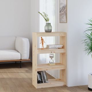Книжный шкаф/разделитель комнаты, 60 x 30 x 103,5 см, массив сосны
