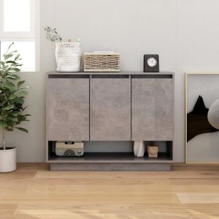 puhvetkapp, betoonhall, 97x31x75 cm, puitlaastplaat