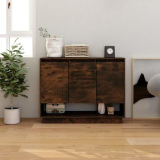 puhvetkapp, suitsutatud tamm, 97x31x75 cm, tehispuit
