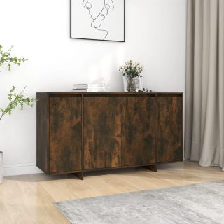 puhvetkapp, suitsutatud tamm, 135x41x75 cm, tehispuit