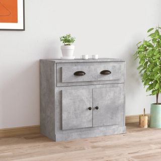 puhvetkapp, betoonhall, 70 x 35,5 x 67,5 cm, tehispuit