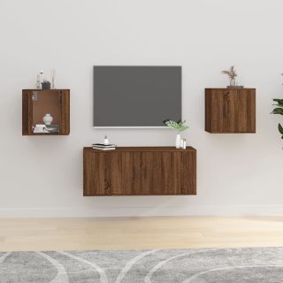 Тумбы под ТВ настенные 2 шт., 40x34,5x40 см