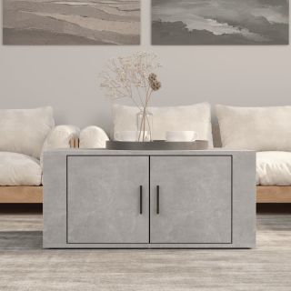 kohvilaud, betoonhall, 80 x 50 x 36 cm, tehispuit