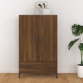 kõrge kapp, pruun tamm, 70 x 31 x 115 cm, tehispuit