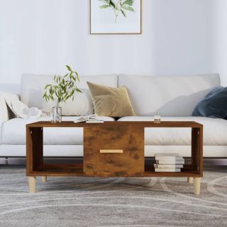 kohvilaud, suitsutatud tamm, 102 x 50 x 40 cm, tehispuit