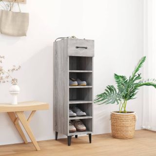 jalatsikapp, hall Sonoma tamm, 30 x 35 x 105 cm, tehispuit