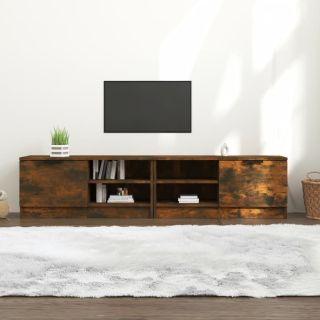 teleri seinakapid 2 tk, suitsutatud tamm, 80x35x36,5 cm