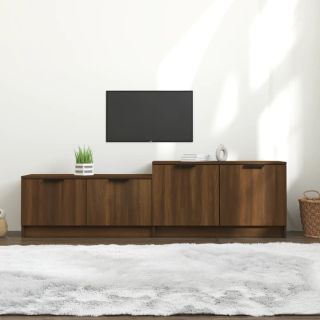 telerikapp, pruun tamm, 158,5 x 36 x 45 cm, tehispuit
