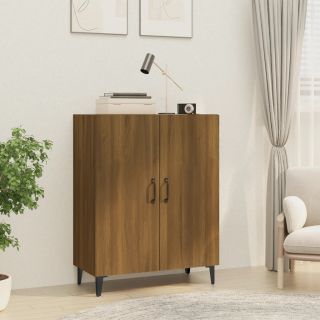 puhvetkapp, pruun tamm, 70 x 34 x 90 cm tehispuit