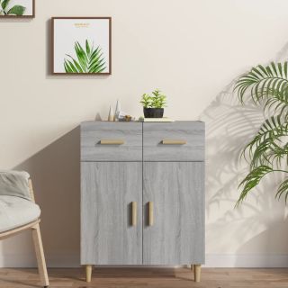 puhvetkapp, hall Sonoma tamm, 69,5 x 34 x 89 cm, tehispuit