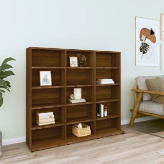 CD-kapp, pruun tamm, 100 x 23 x 89,5 cm, tehispuit