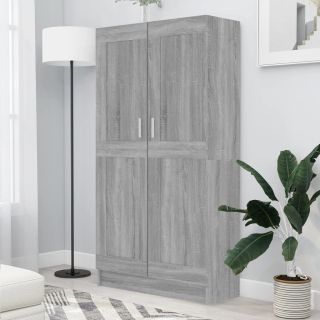 книжная полка, Sonoma серый, 82,5x30,5x150 см, искусственное дерево