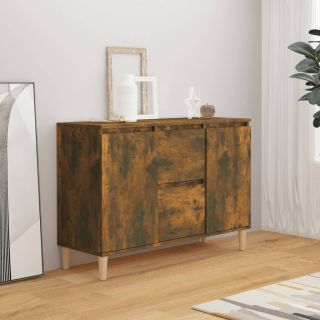 puhvetkapp, suitsutatud tamm, 101 x 35 x 70 cm, tehispuit