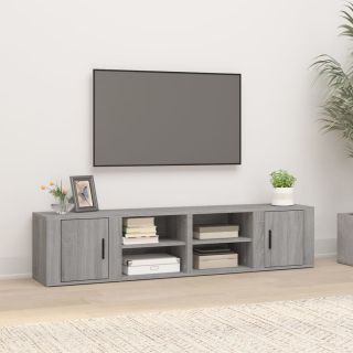 telerikapid 2 tk, hall Sonoma tamm, 80 x 31,5 x 36cm, tehispuit