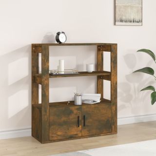puhvetkapp, suitsutatud tamm, 80x30x90 cm, tehispuit