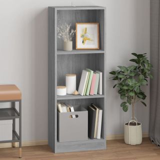 3 riiuliga raamaturiiul hall Sonoma tamm 40x24x109 cm tehispuit